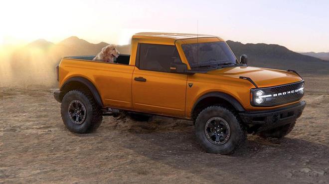 Ford Bronco sẽ phát triển biến thể bán tải off-road đấu Jeep Gladiator